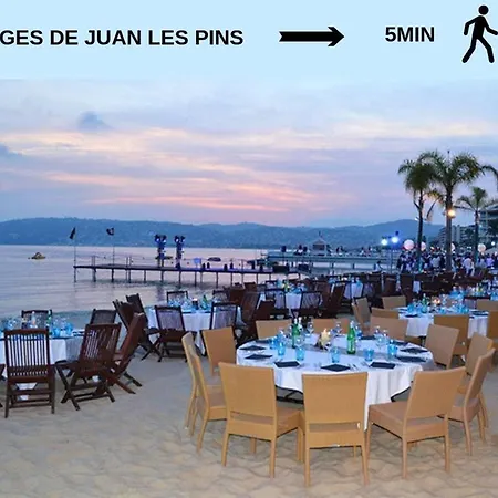 Appartement 2p Famille Vue Mer, Piscine, Tennis, Wifi, Parking - A Louer Antibes