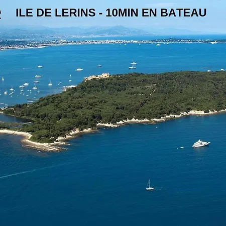 2p Famille Vue Mer, Piscine, Tennis, Wifi, Parking - A Louer Antibes